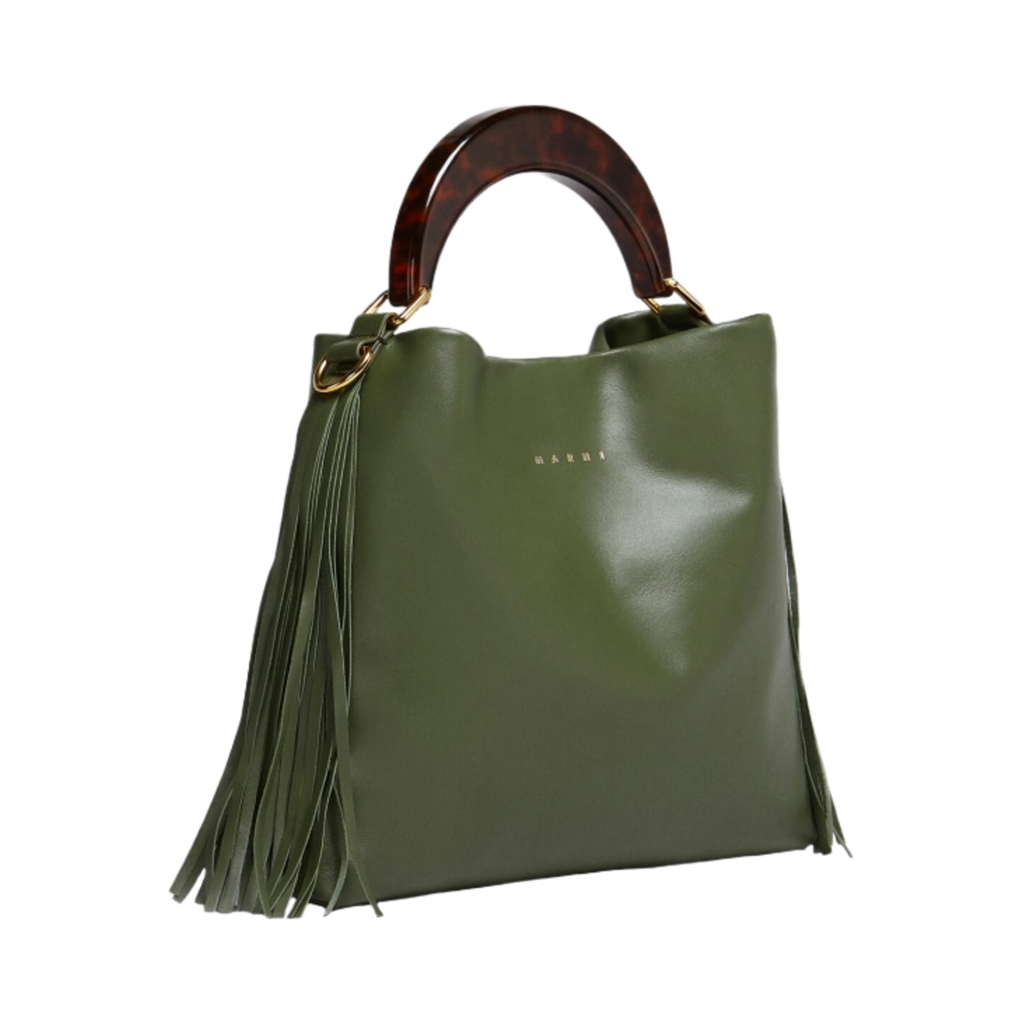 마르니 레더 프린지 베니스 스몰백 가제보 마룬(Marni Leather Fringes Venice Small Bag Gazebo Maroon) - 2