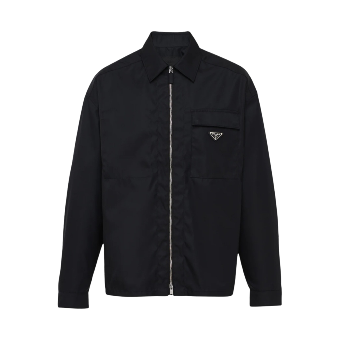프라다 리나일론 셔츠 블랙
