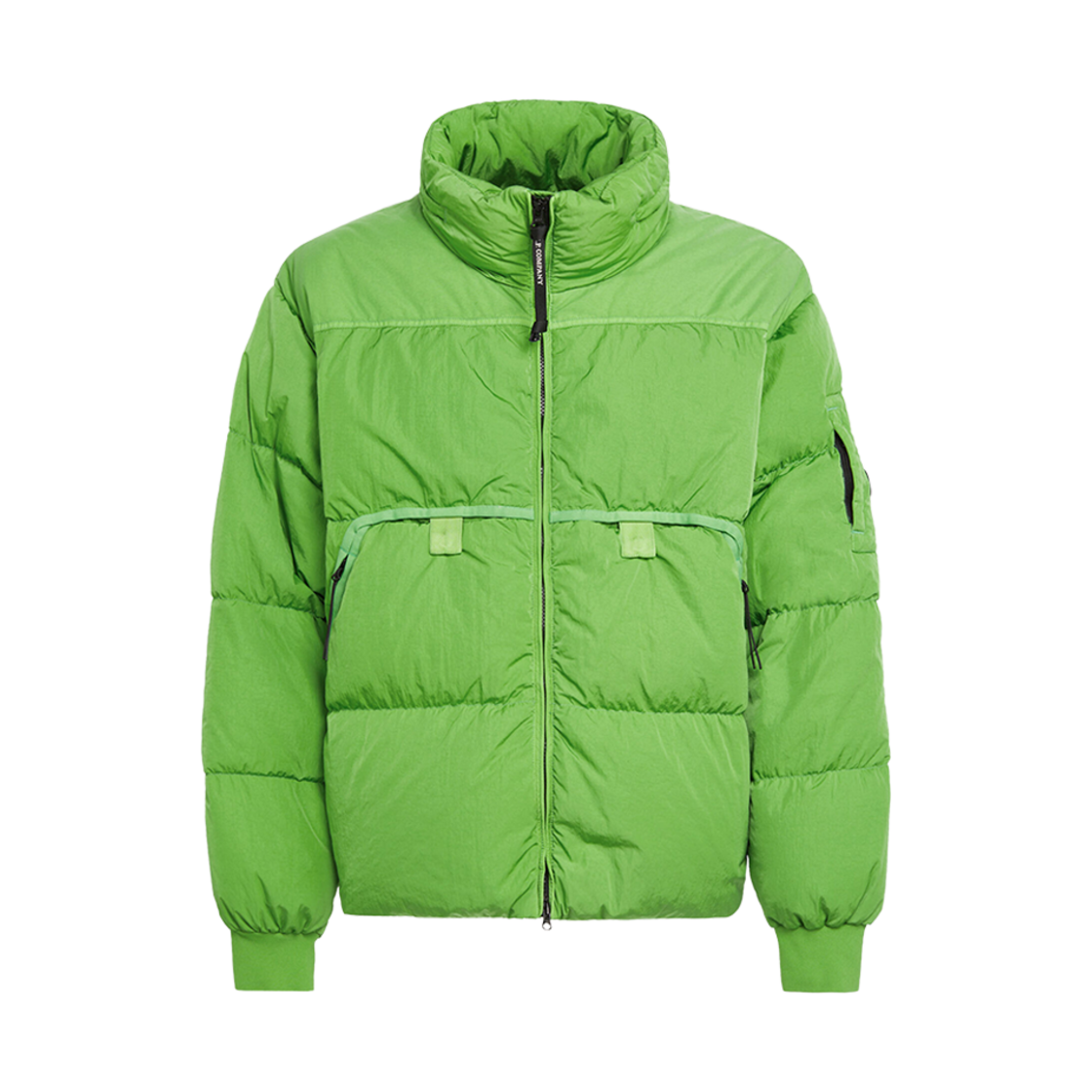 C.P. Company　モスグリーン コート　スリーウェイ　サイズ54 C.P. 컴퍼니 에코 크롬-R 믹스드 다운 자켓 클래식 그린 - 23FW | C.P.