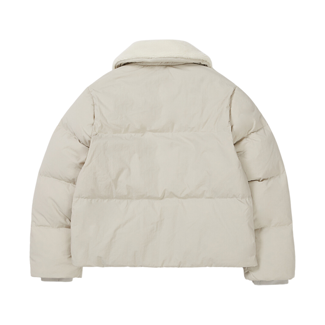 (W) 스노우 피크 칼라 버클 넥 헤비 다운 자켓 라이트 베이지((W) Snow Peak Collar Buckle Neck Heavy Down Jacket Light Beige) - 2