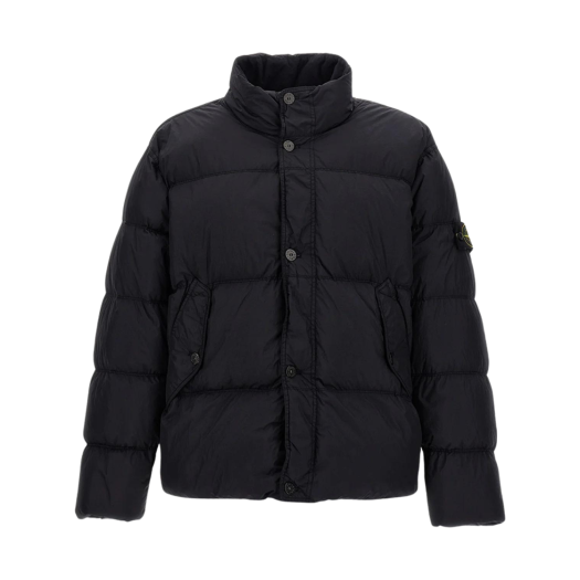 Stone Island 40123 Garment Dyed Crinkle Reps R-NY Down Jacket Navy Blue - 24FW