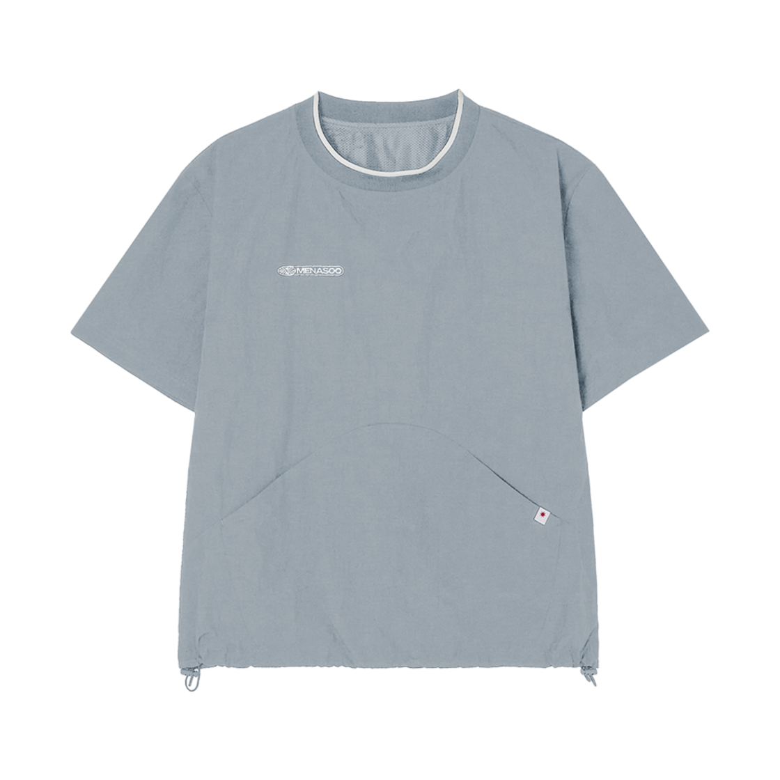 SST-OVR-DAY-SBL Menasoo Mns Daily Overfit Anorak Skyblue