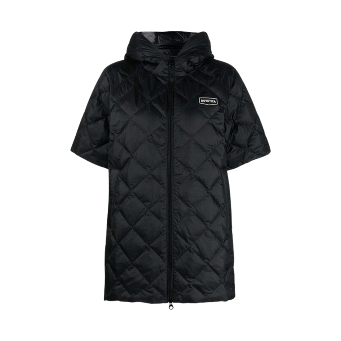 (W) 듀베티카 아솔로 숏슬리브 다운 자켓 블랙((W) Duvetica Asolo Short Sleeve Down Jacket Black)