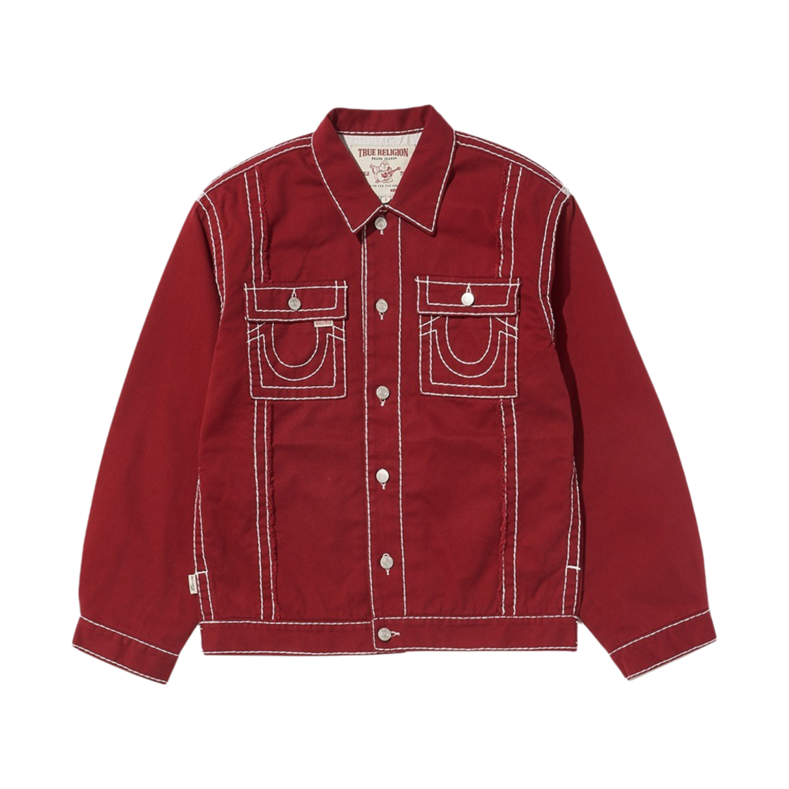 트루릴리젼 스카 워시드 자켓 레드