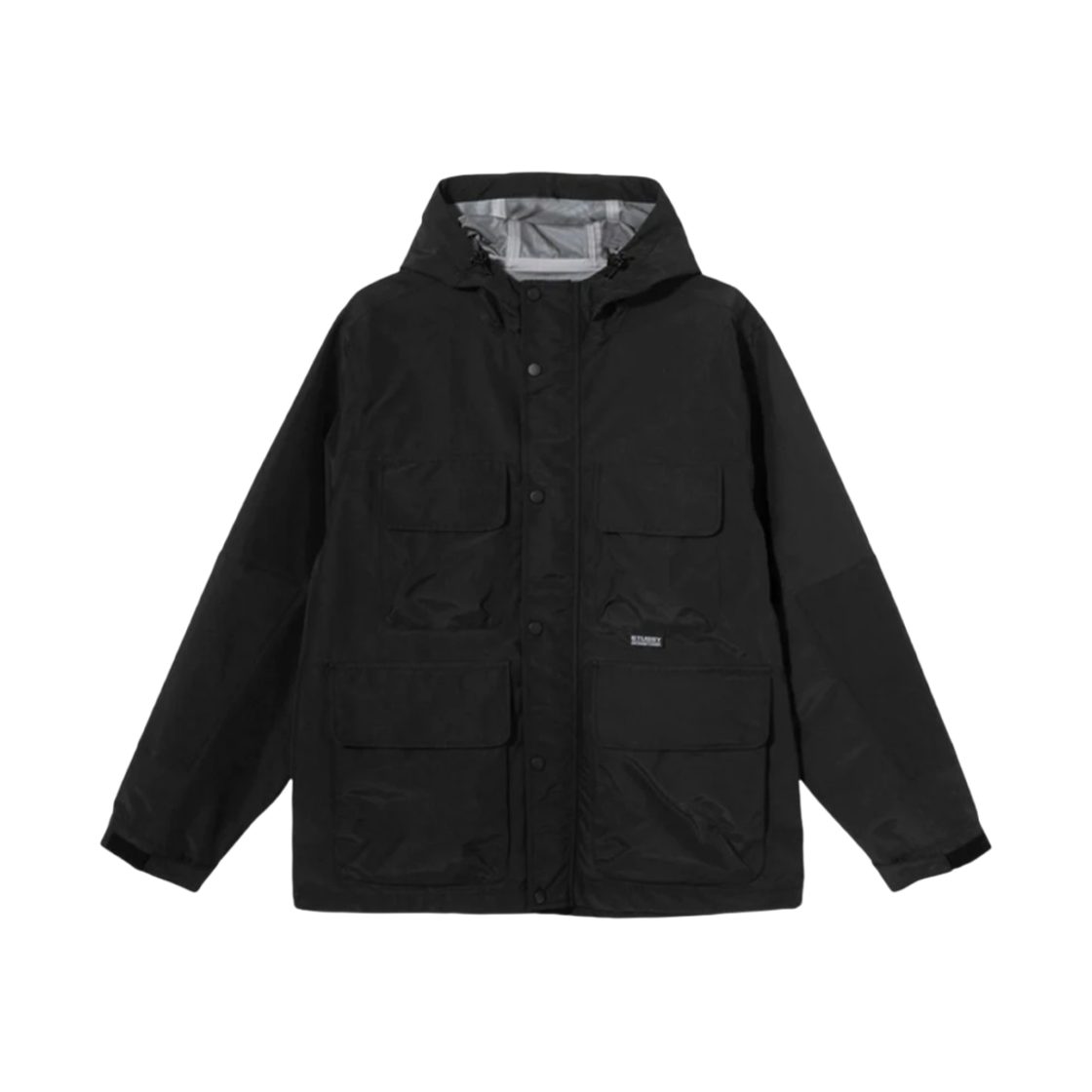 115529 Stussy Solid Taped Seam Field Jacket Black