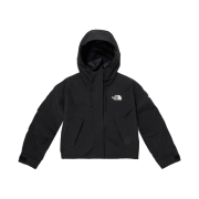 (W) The North Face White Label Vaiden Crop Jacket Black