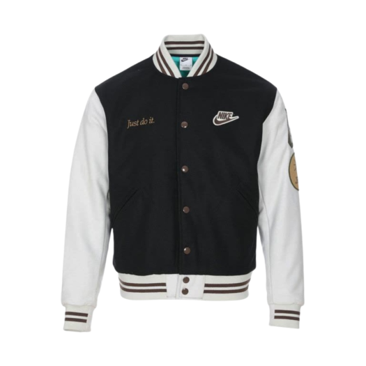 Nike NSW Classic Varsity Jacket Black - Asia