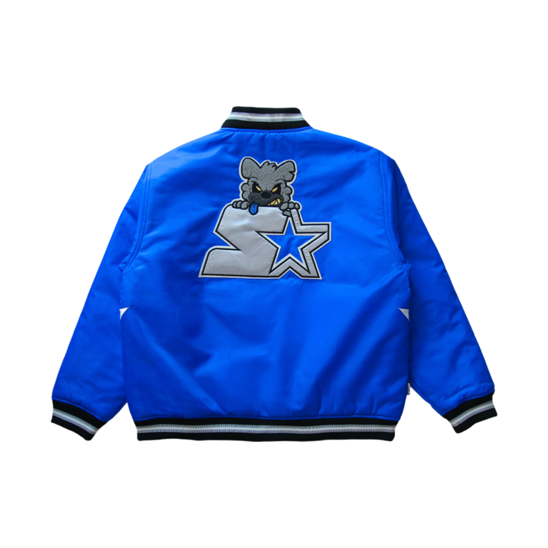 스타터 x 베이스크림 쿠카 리버시블 사틴 바시티 자켓(Starter x Basecream Kuka Reversible Satin Varsity Jacket)