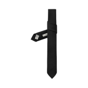 Pottery Slim Tie Dark Black