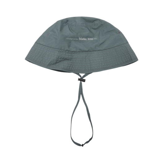 W) 마뗑킴 마뗑 스티치 사파리 버킷햇 차콜 | Matin Kim | KREAM