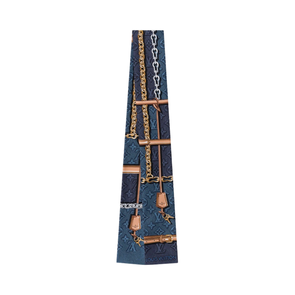 (W) 루이비통 데님그램 컨피덴셜 방도 데님 블루((W) Louis Vuitton Denimgram Confidential Bandeau Denim Blue) - 1