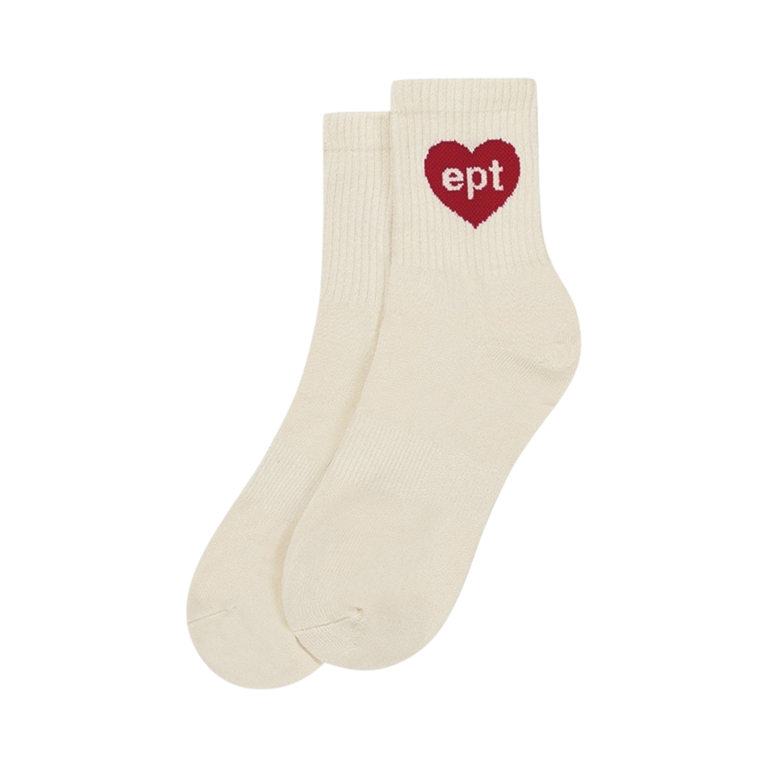 EP4SW3SO00001333 EPT Heart Socks Ivory