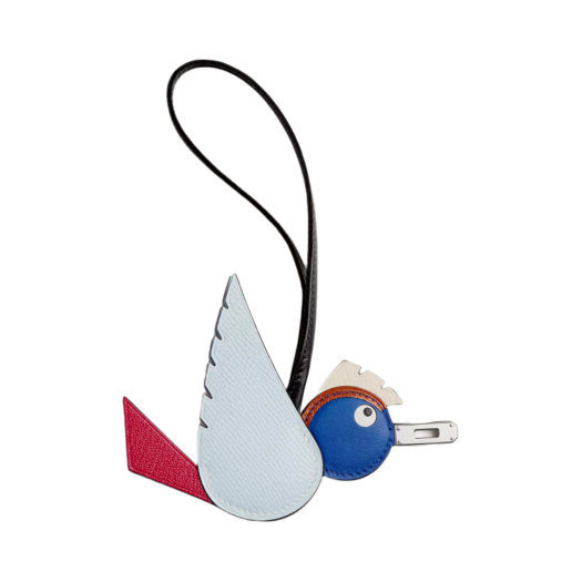 Hermes Birdy Charm Epsom Mysore Swift Milo & Palladium Bleu Brume Rose Mexico Bleu Royal Cuivre Nata Noir