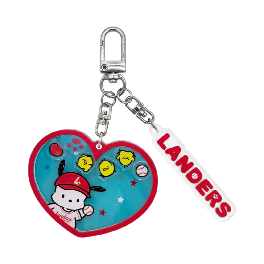 - SSG Landers x Pochacco Shaker Keyring Multi