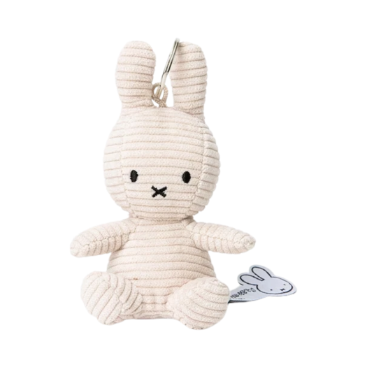 Miffy x Bon Ton Toys Keychain Corduroy Light Stone