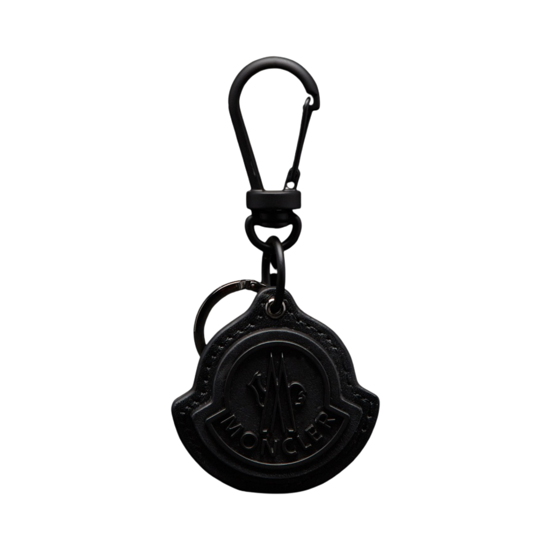 몽클레르 로고 키링 블랙 - 23SS(Moncler Logo Keyring Black - 23SS) - 1
