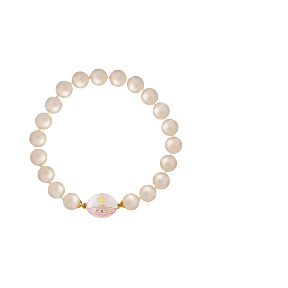 비비안 웨스트우드 로엘리아 브레이슬릿 골드 크림(Vivienne Westwood Loelia Bracelet Gold Cream) - 1