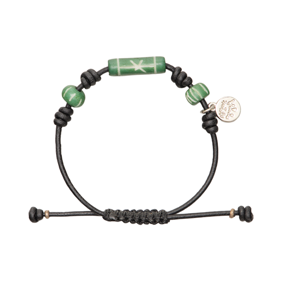 TBH52ABTB021GN TOWTOW.ARCHIVE Praying Bracelet Green
