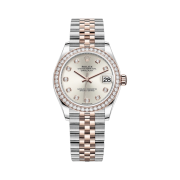Rolex Datejust 31mm 278381RBR Silver Diamond-Set Jubilee