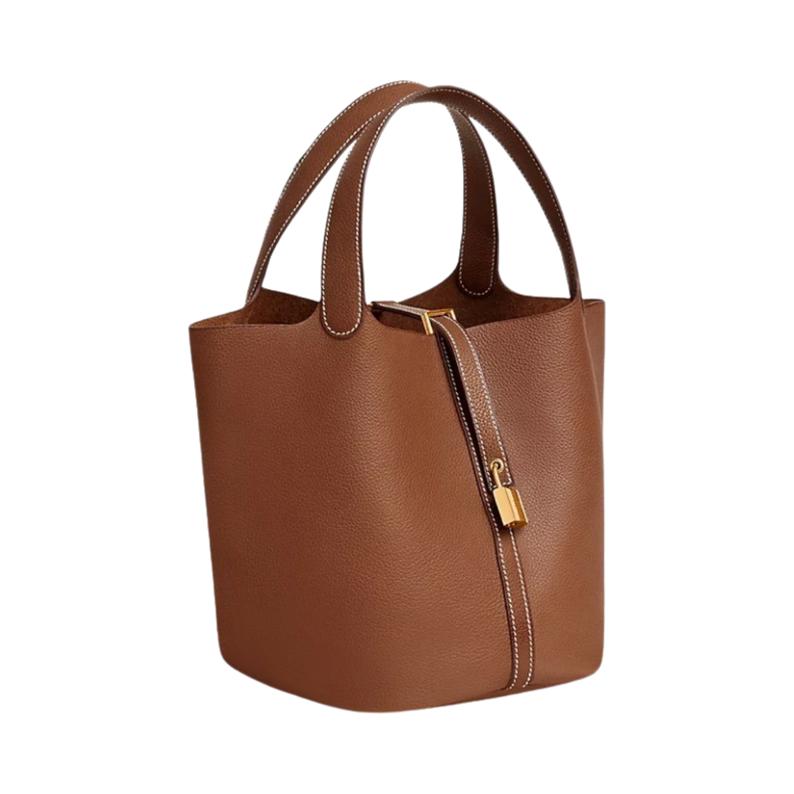 에르메스 피코탄 락 22 백 바레니아 & 골드 하드웨어 포브(Hermes Picotin Lock 22 Bag Barenia & Gold Fauve) - 2
