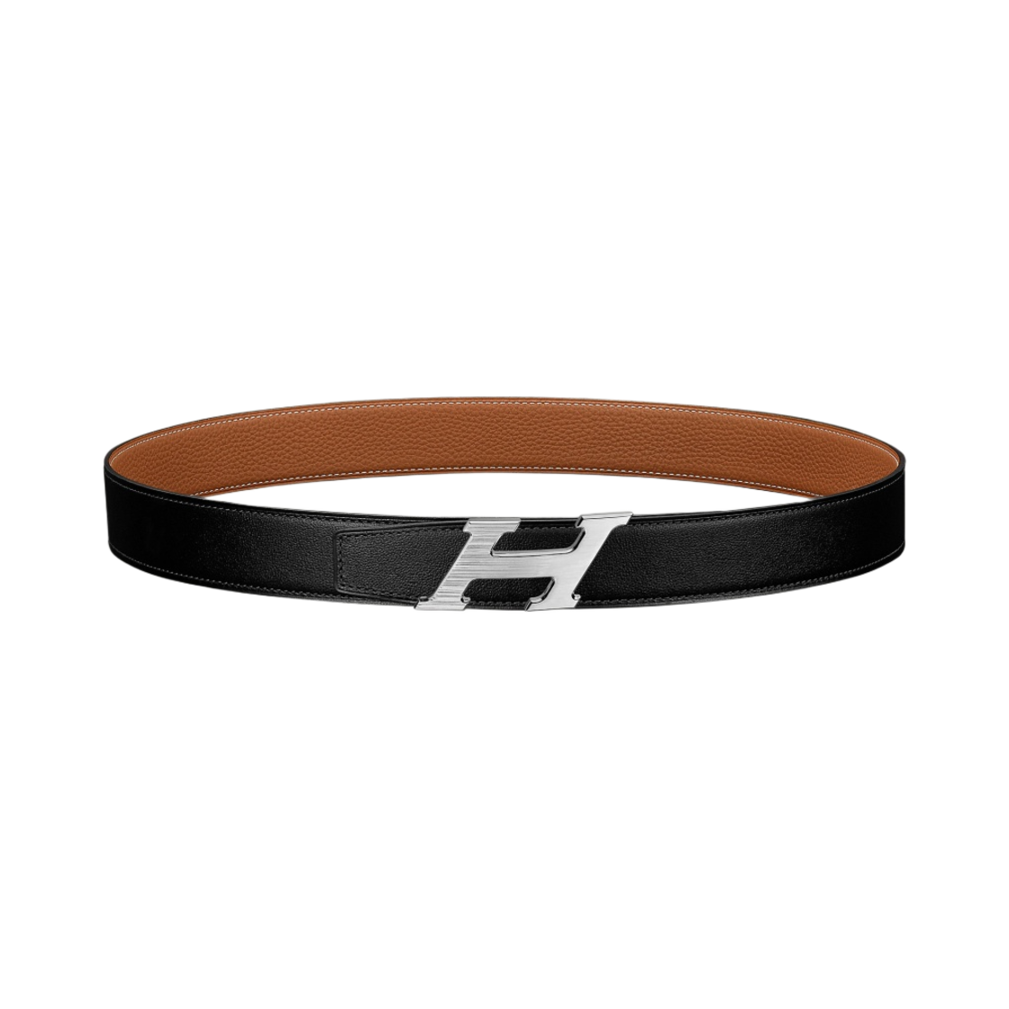 에르메스 H 스피드 벨트 버클 & 리버서블 가죽 스트랩 32mm & 그리 모옌 누아 골드(Hermes H Speed Belt Buckle & Reversible Leather Strap 32mm & Gris Moyen Noir Gold) - 1