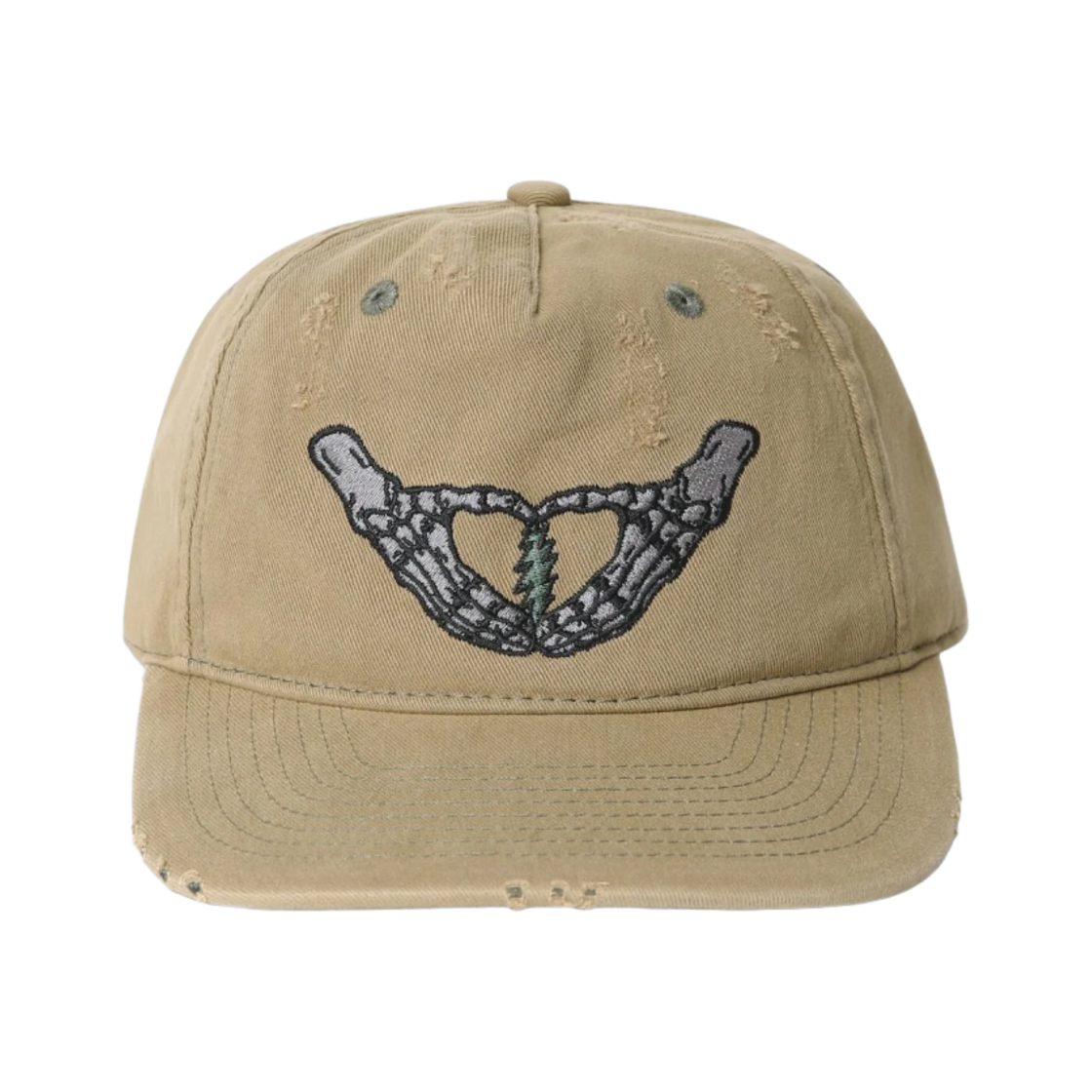 디스이즈네버댓 x 그레이트풀 데드 하트 스켈레톤 핸즈 캡 머드(thisisneverthat x Grateful Dead Heart Skeleton Hands Cap Mud) - 2