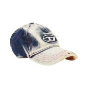 Diesel C-Seymon Treated Denim Baseball Cap Blue White