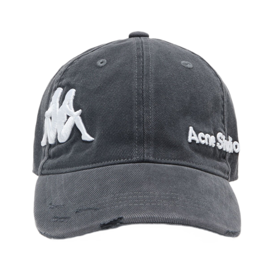 아크네 스튜디오 x 카파 트윌 로고 캡 블랙(Acne Studios x Kappa Twill Logo Cap Black)