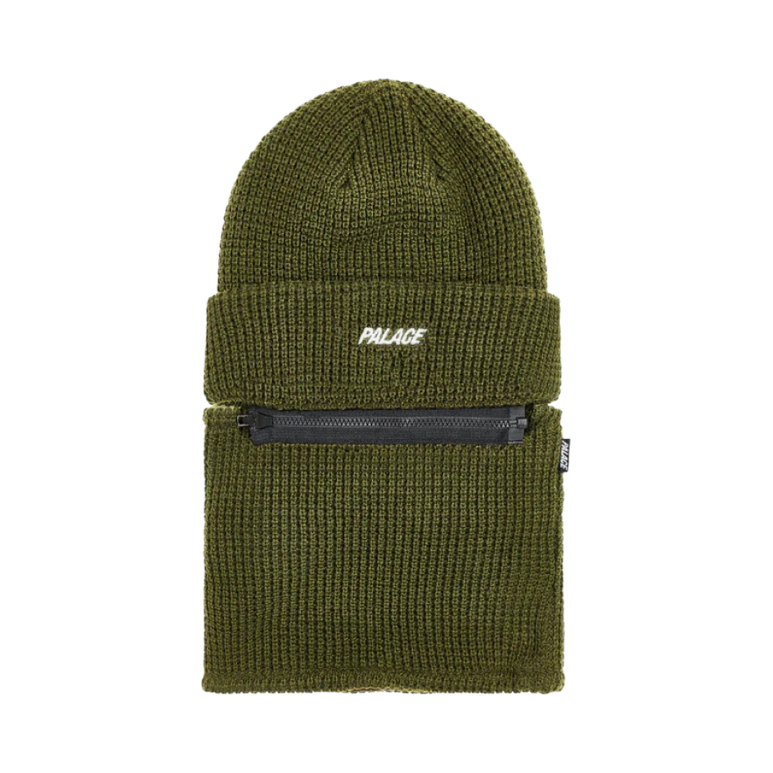 팔라스 집 오프 페이스워머 P 비니 더 딥 그린 - 23FW(Palace Zip Off Facewarmer P Beanie The Deep Green - 23FW) - 2