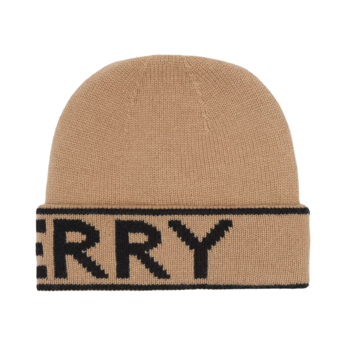 8023983 Burberry Logo Intarsia Cashmere Beanie Archive Beige - #2