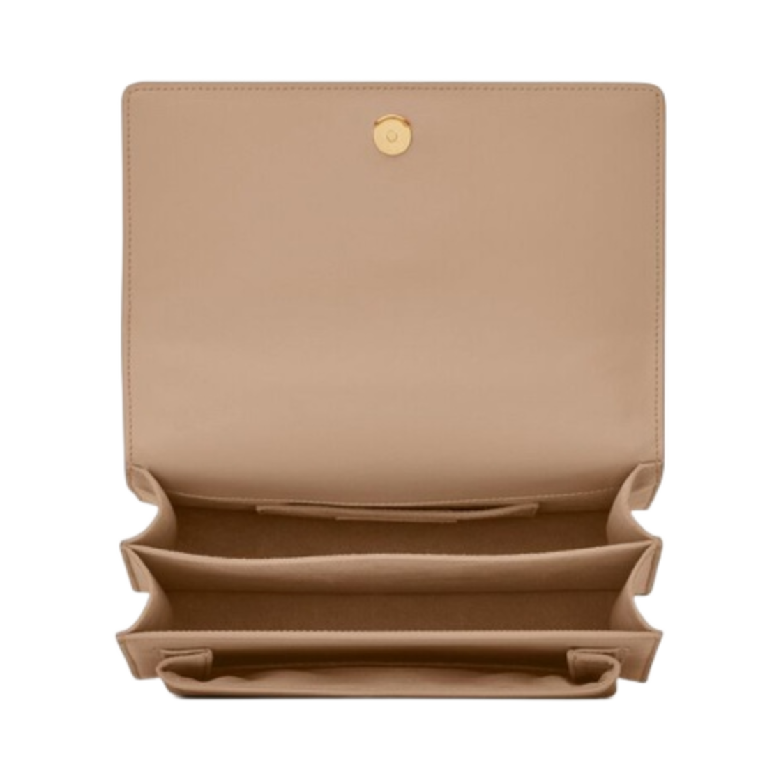 생로랑 스무스 레더 골드 모노그램 선셋 미디움백 다크 베이지(Saint Laurent Gold Monogram Sunset Medium Bag in Smooth Leather Dark Beige) - 4