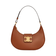 Celine Medium Ava Triomphe Bag in Smooth Calfskin Tan