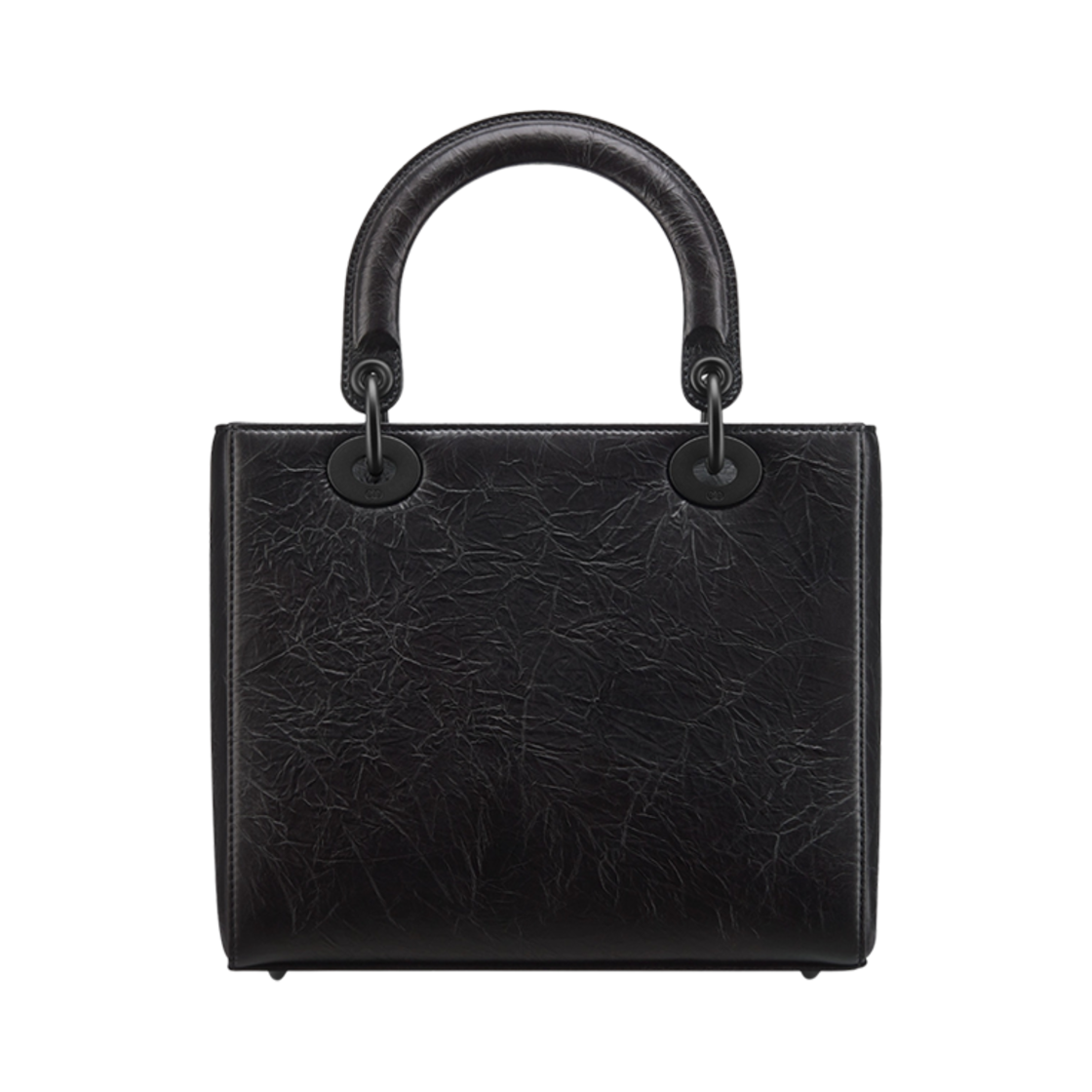 디올 미디움 레이디 백 블랙 화이트 크링클 에펠 타워 프린트(Dior Medium Lady Bag Black White Crinkled Eiffel Tower Print) - 3