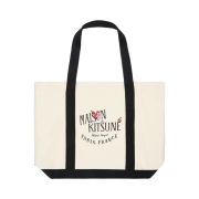 Maison Kitsune Oly Palais Royal Shopping Bag Ecru