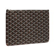 Goyard Senat Pochette MM Black Tan