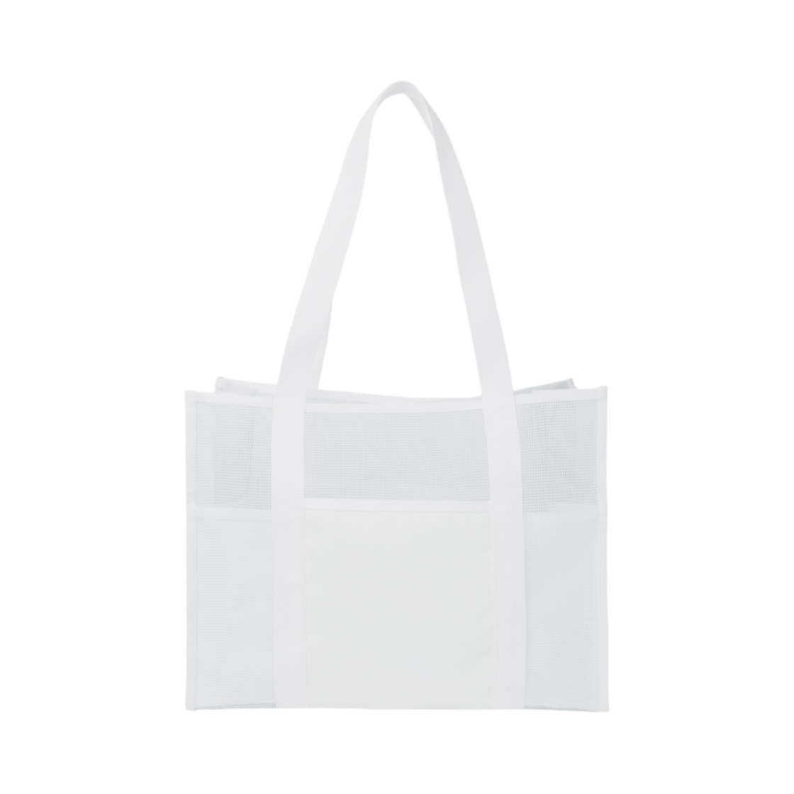 ☆韓国の人気☆【EMIS】☆PVC MESH BEACH BA.G☆バッグ PVC MESH BEACH BAG-WHITE - EMIS
