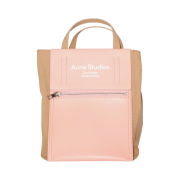 Acne Studios Baker Out Mini Tote Bag Brown Pink