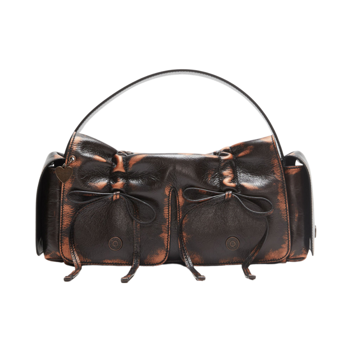 A10342-AFO Acne Studios Multipocket Bag Brown Bronze