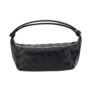 Bottega Veneta Leather Tote Bag Black