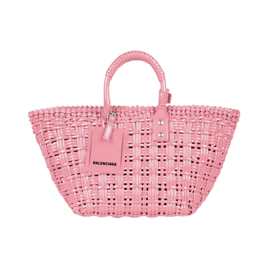 발렌시아가 비스트로 XS 베스킷 스트랩 라이트 핑크(Balenciaga Bistro XS Basket with Strap Light Pink) - 1