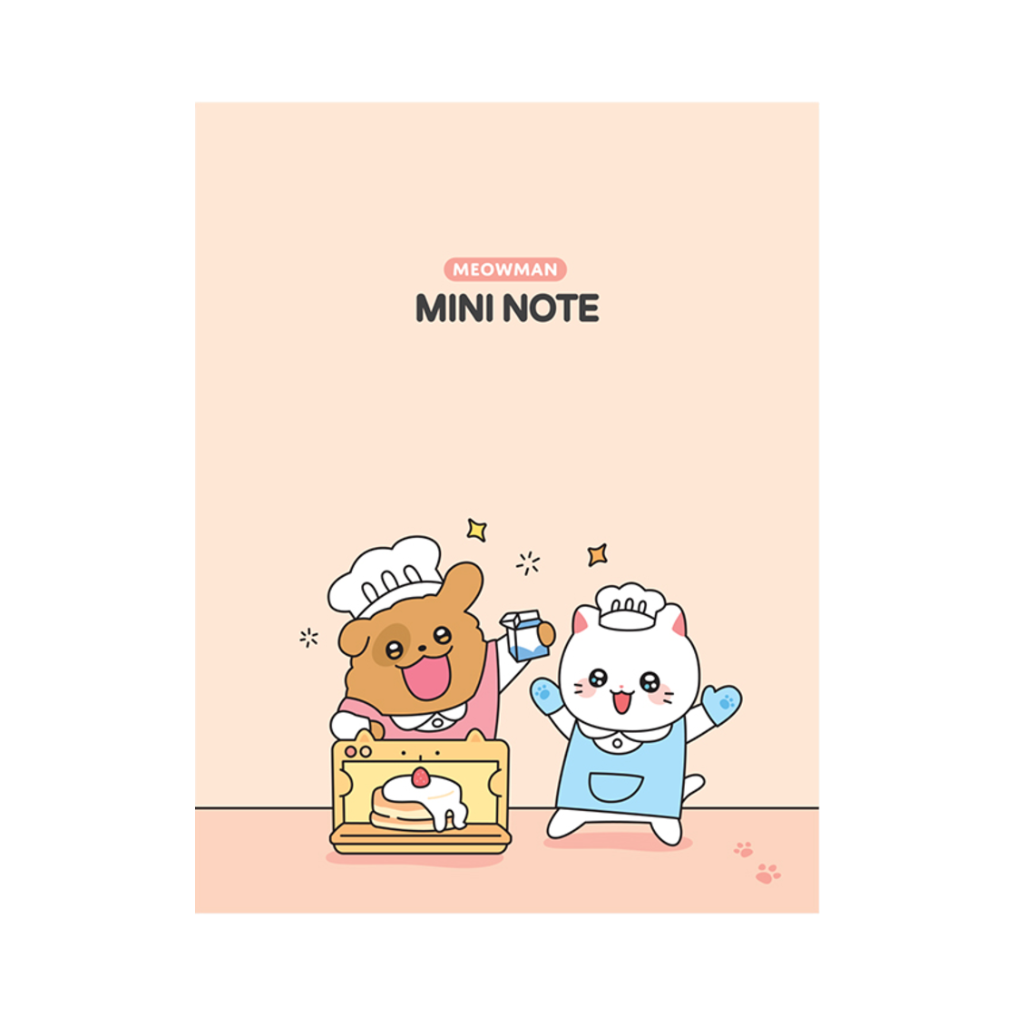 8809810182430 Meow Man Mini Note Ezi's Cooking