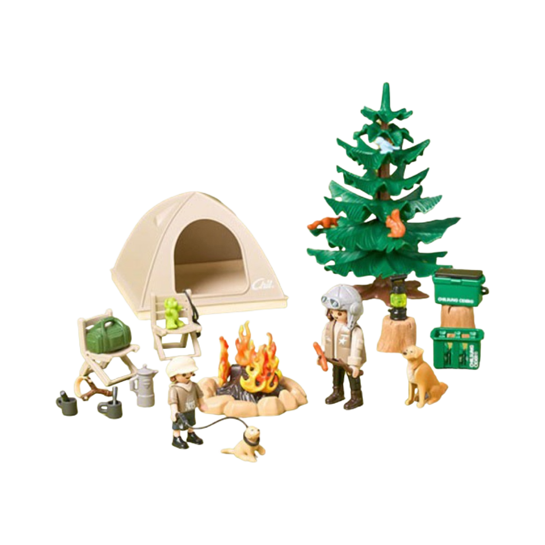 플레이모빌 x 칠성 사이다 캠핑 피규어