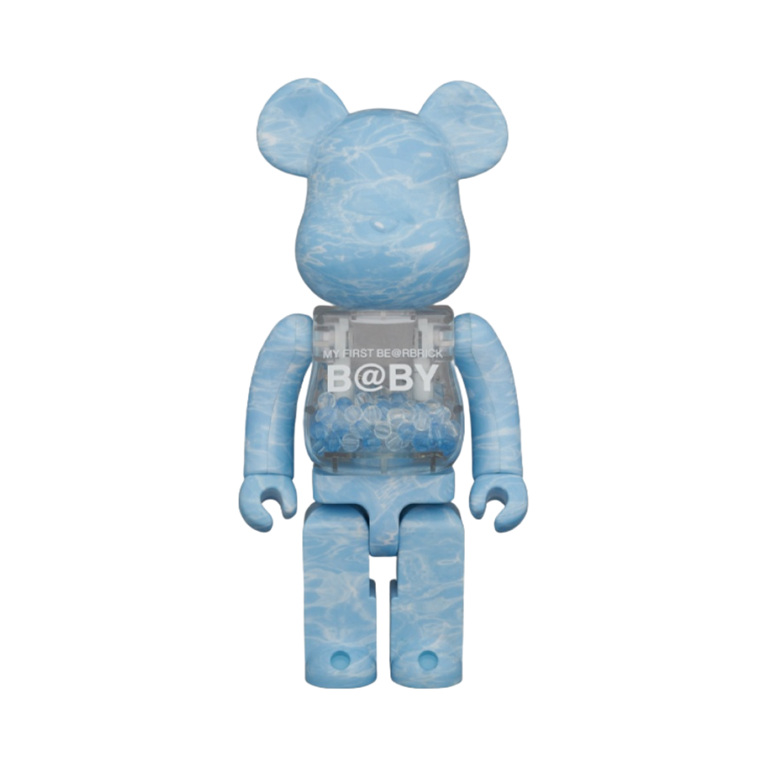 베어브릭 마이 퍼스트 베어브릭 베이비 워터 크레스트 버전 100% & 400% 세트(Bearbrick My First Bearbrick Baby Water Crest Ver. 100% & 400% Set) - 2