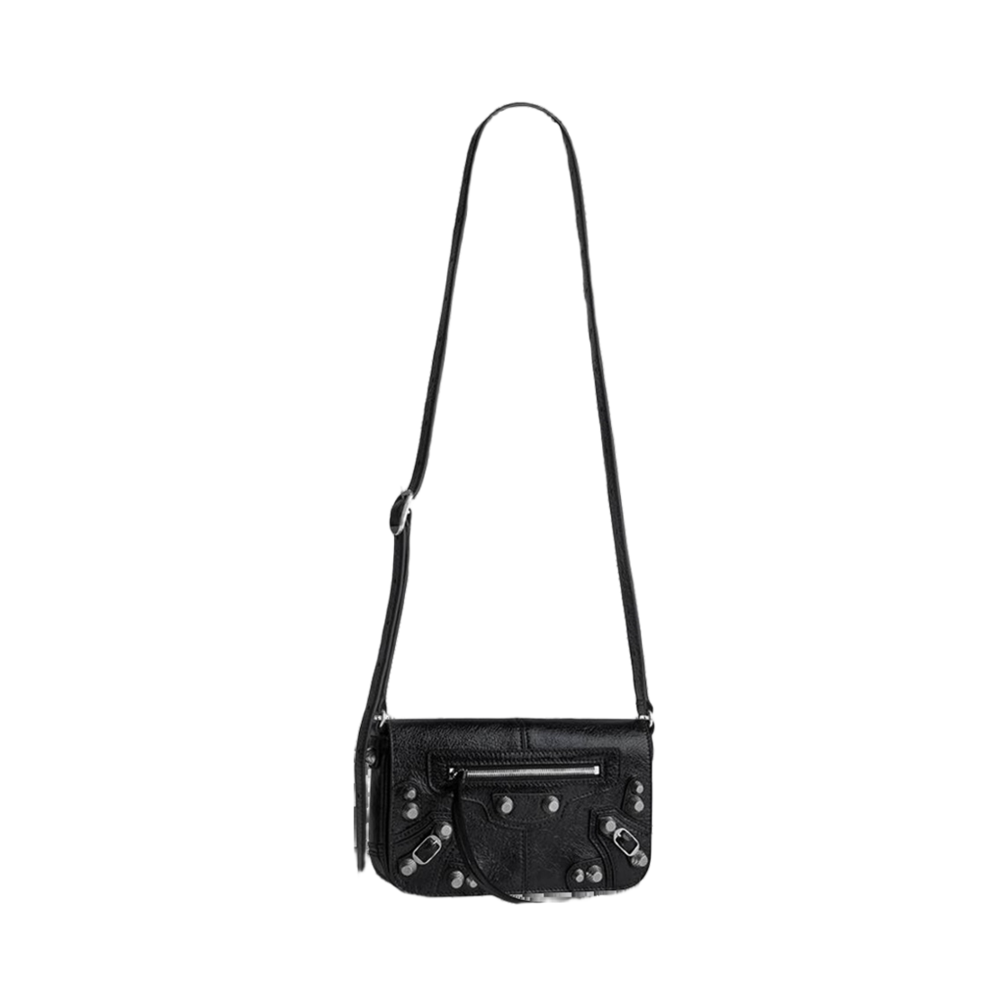 발렌시아가 르 카골 미니 플랩백 블랙(Balenciaga Le Cagole Mini Flap Bag Black) - 2