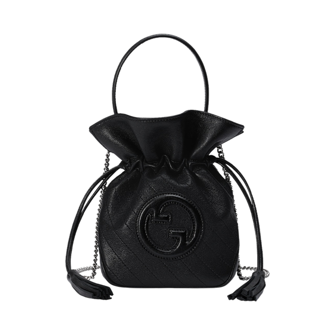 구찌 블론디 미니 미니백 블랙 레더