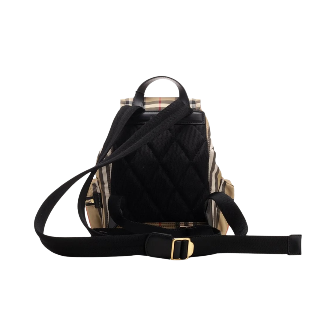 버버리 빈티지 체크 스몰 럭색 아카이브 베이지(Burberry Vintage Check Small Rucksack Archive Beige) - 3