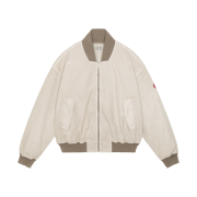 Cav Empt Overdye Duck Zip Jacket Beige - 24FW