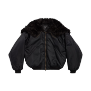 Balenciaga Hooded Bomber Black
