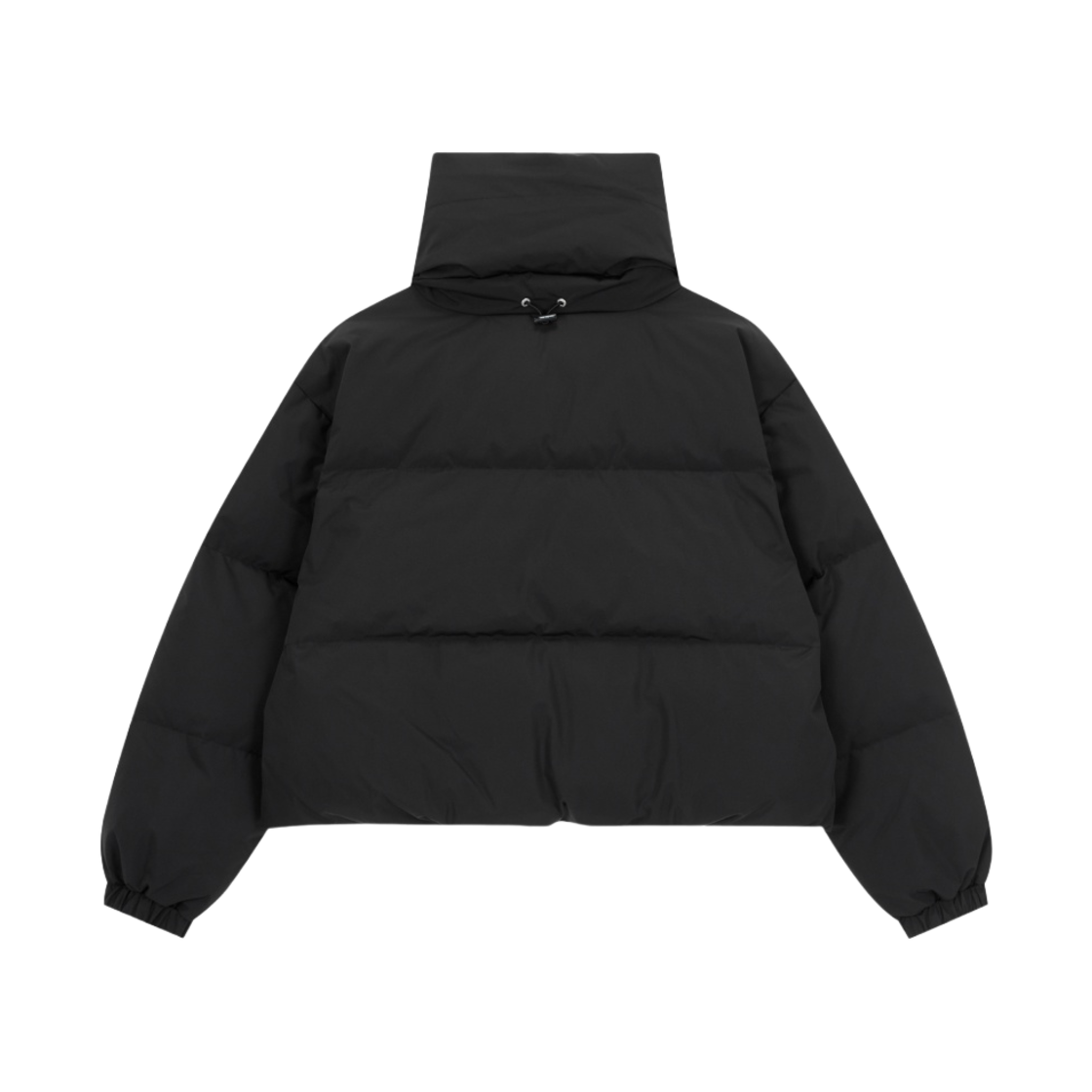 (W) 캘빈 클라인 진스 볼륨 넥 크롭 다운 푸퍼 CK 블랙((W) Calvin Klein Jeans Volume Neck Cropped Down Puffer CK Black) - 2
