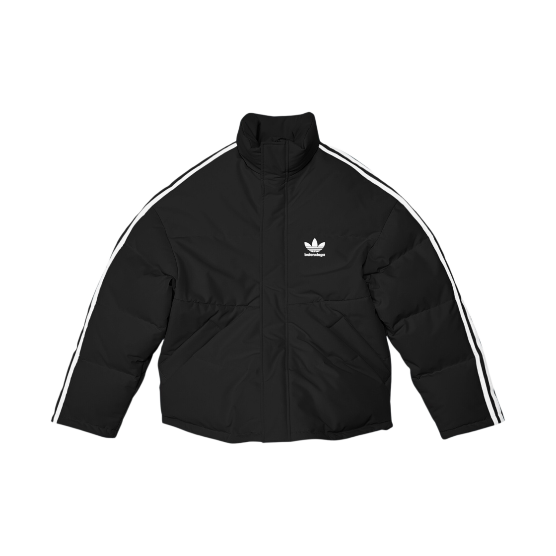 714897TNO191000 Balenciaga x Adidas Puffer Jacket Black